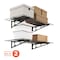 Rad Sportz Garage Wall Shelving 2-Pack with 6 Bike Hooks - Metal Wire Shelving by, 2PK 83-SS1001 - alternate 4